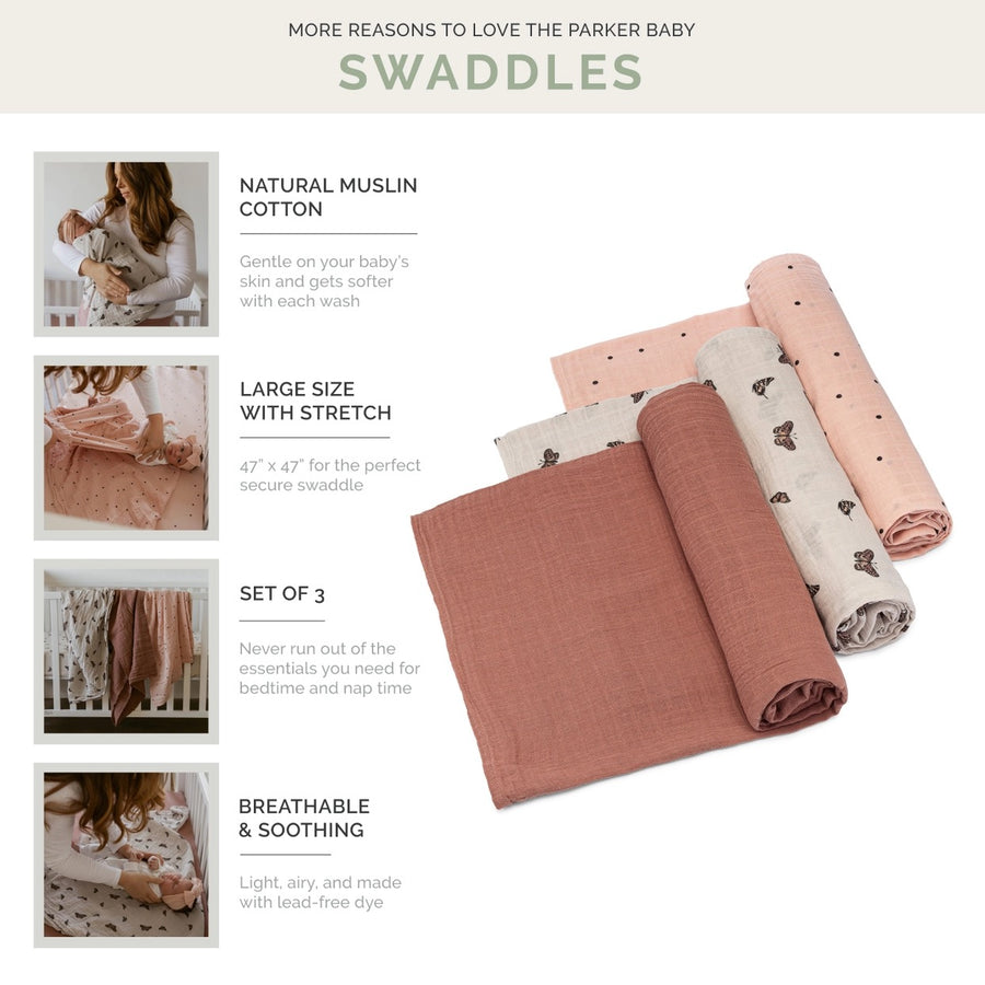 Parker Baby Swaddle Set