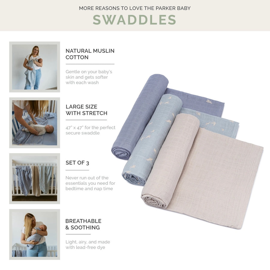 Parker Baby Swaddle Set