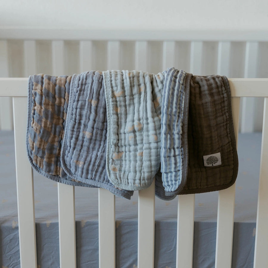 Muslin Burp Cloths (4 Pack)