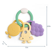 Itzy Trio™ Multi-Textured Silicone Teether