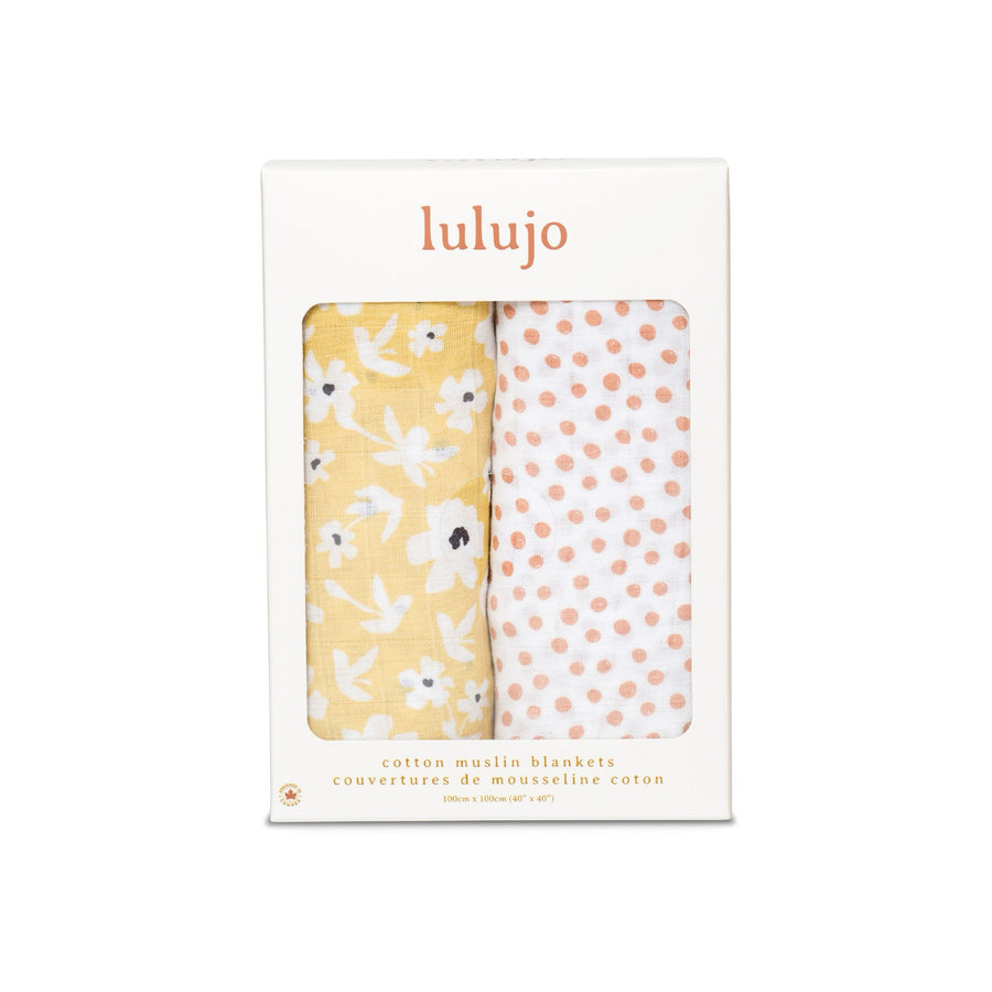 Lulujo Cotton Swaddles 2 pack