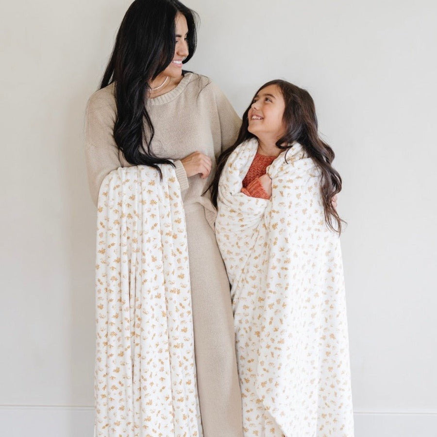 Minky Stretch Throw Blankets