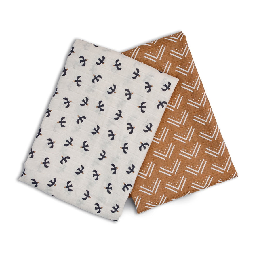 Lulujo Cotton Swaddles 2 pack