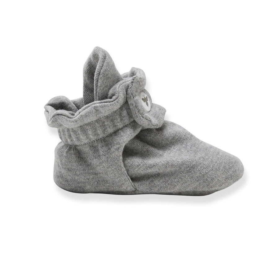 Organic Cotton Quilted Bee Baby Booties