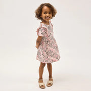 Leopard Print on Light Pink Dress