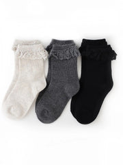 Lace Anklet Socks 3pack