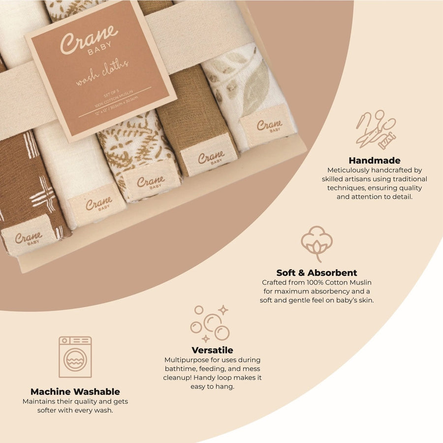 5-pc. Wash Cloth Set