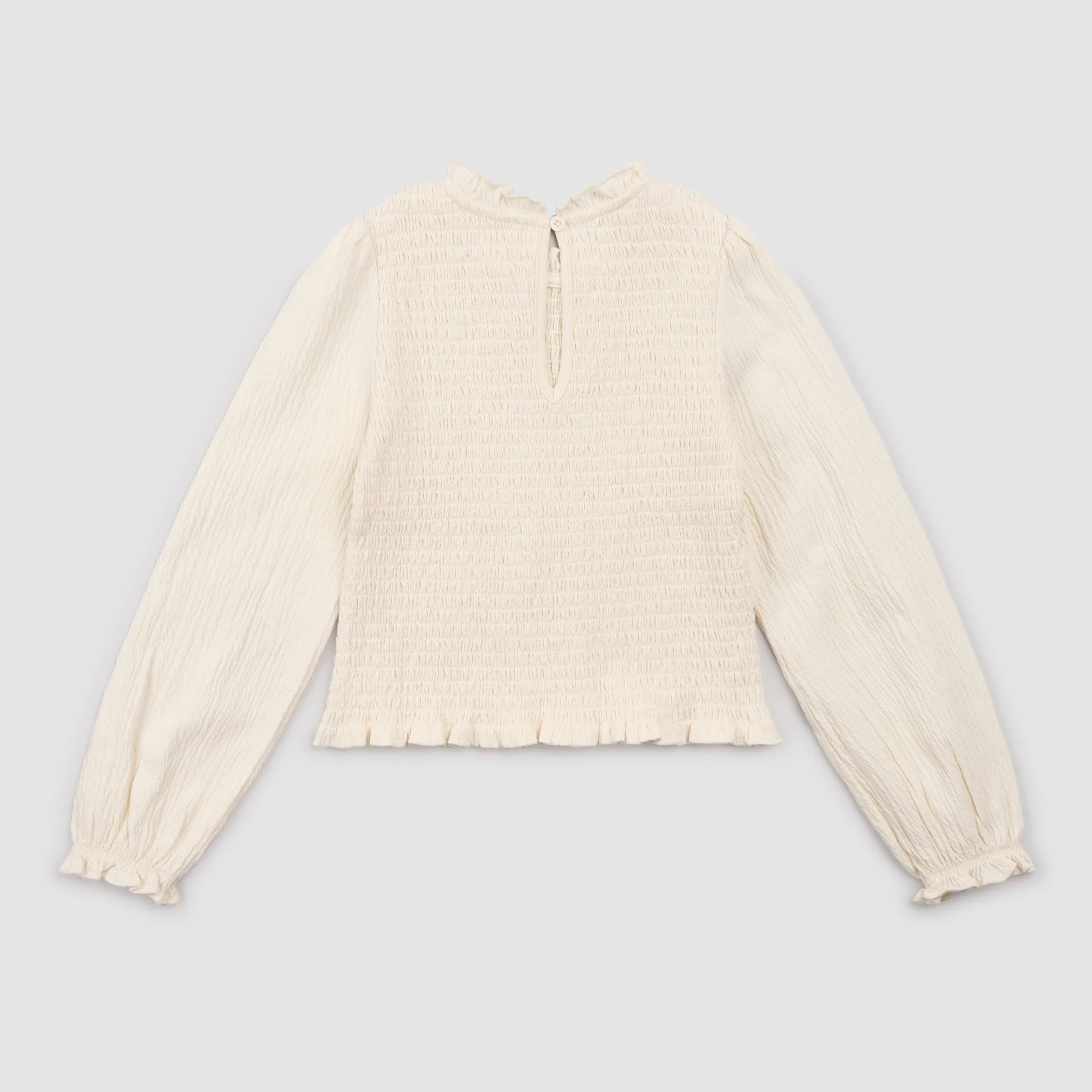 Ivory Puff Sleeve Top