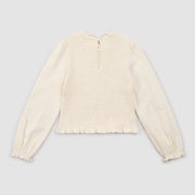 Ivory Puff Sleeve Top