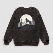 Toddler Set: Call of the Wild Print on Black Acid Wash