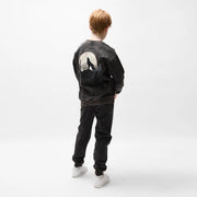 Toddler Set: Call of the Wild Print on Black Acid Wash