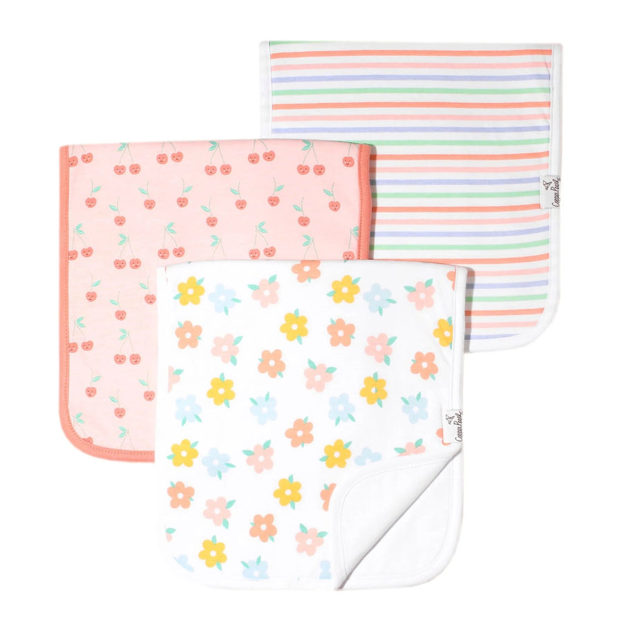 Copper Pearl Burp Cloths