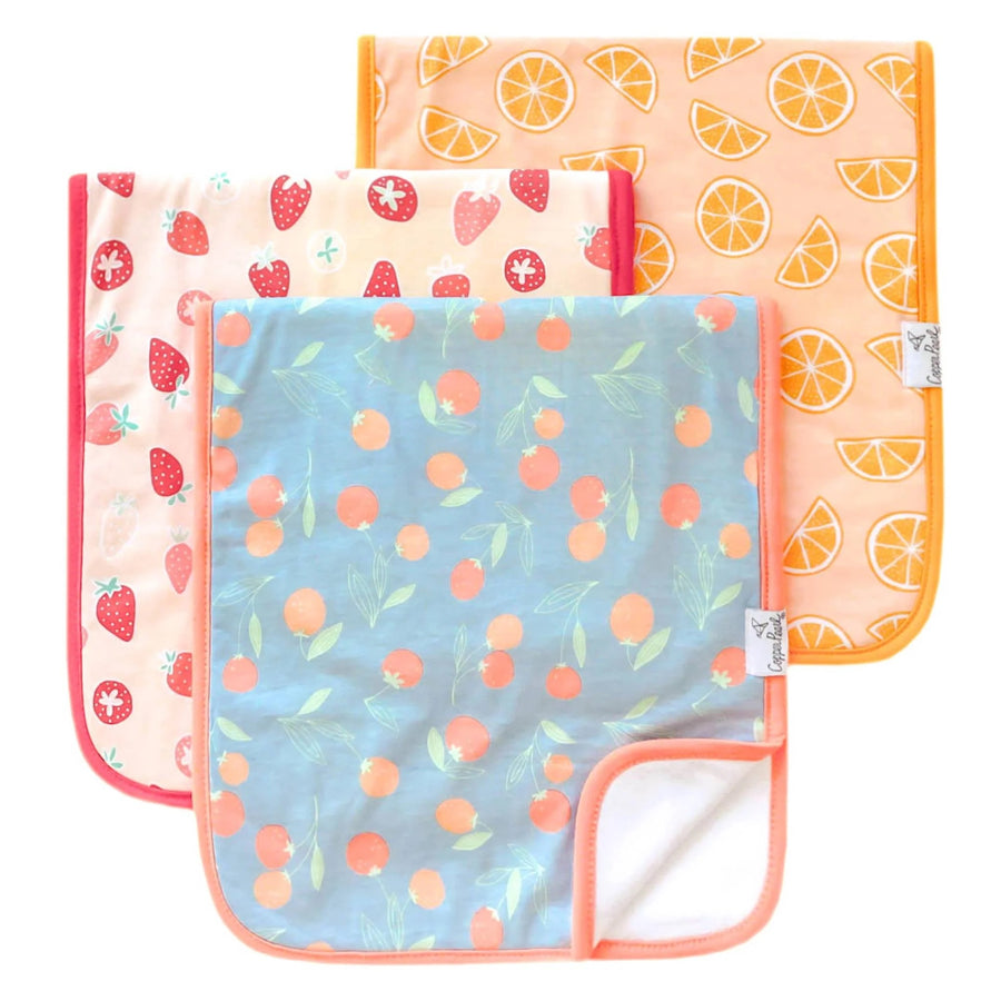 Copper Pearl Burp Cloths