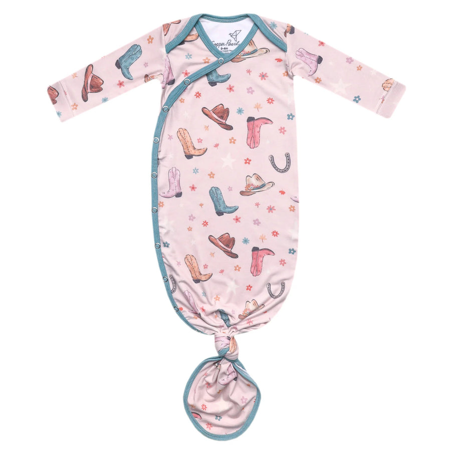 Newborn Copper Pearl Gown
