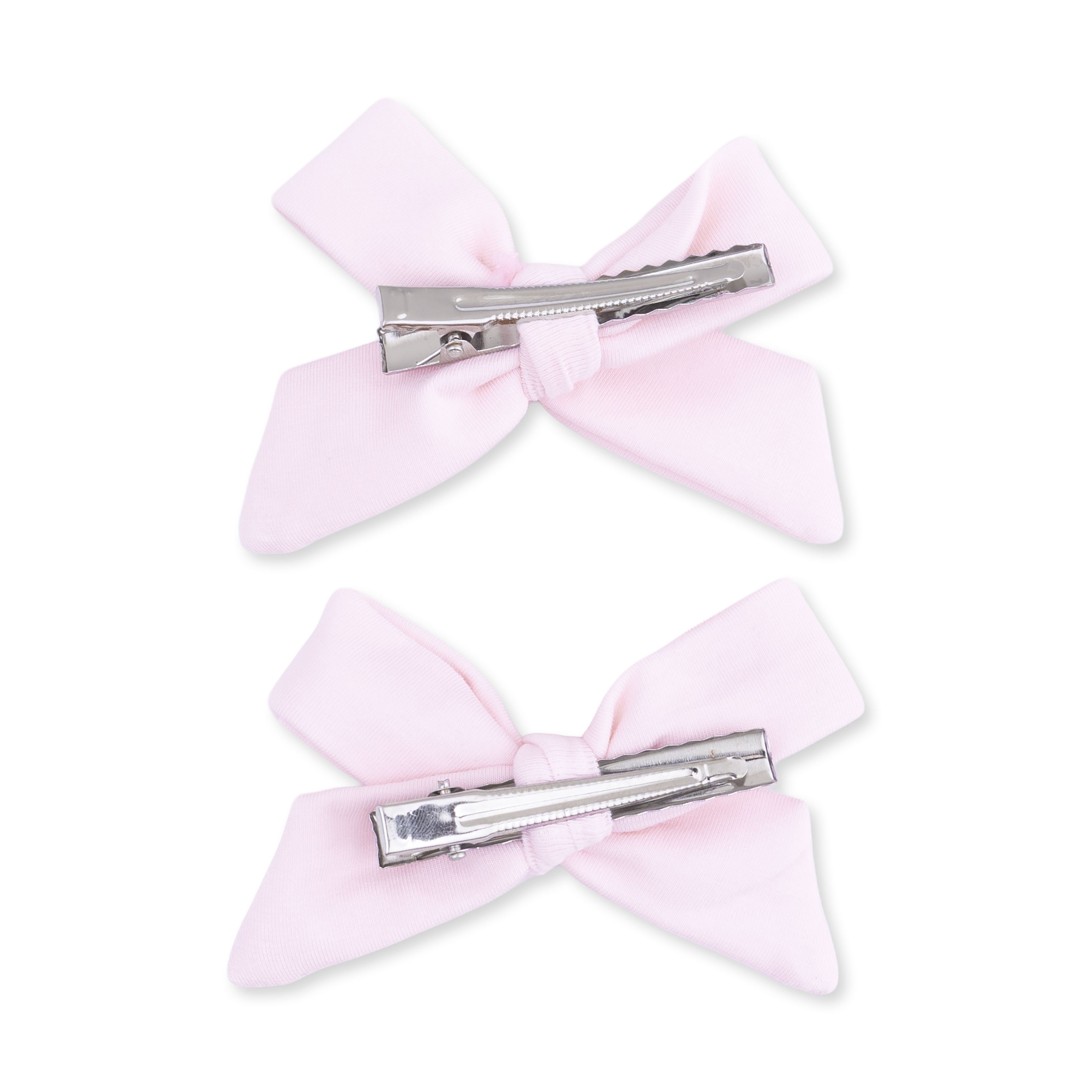 Solid Pink A Boo - 2 Pack Bow Clips