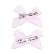 Solid Pink A Boo - 2 Pack Bow Clips
