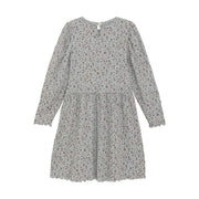 Puritan Gray Floral Dress