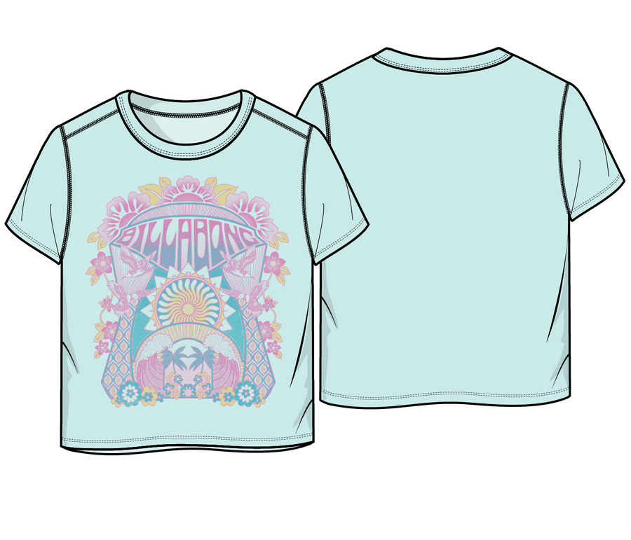 GIRLS' WAVES OF CHANGE T-SHIRT