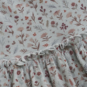 Puritan Gray Floral Dress