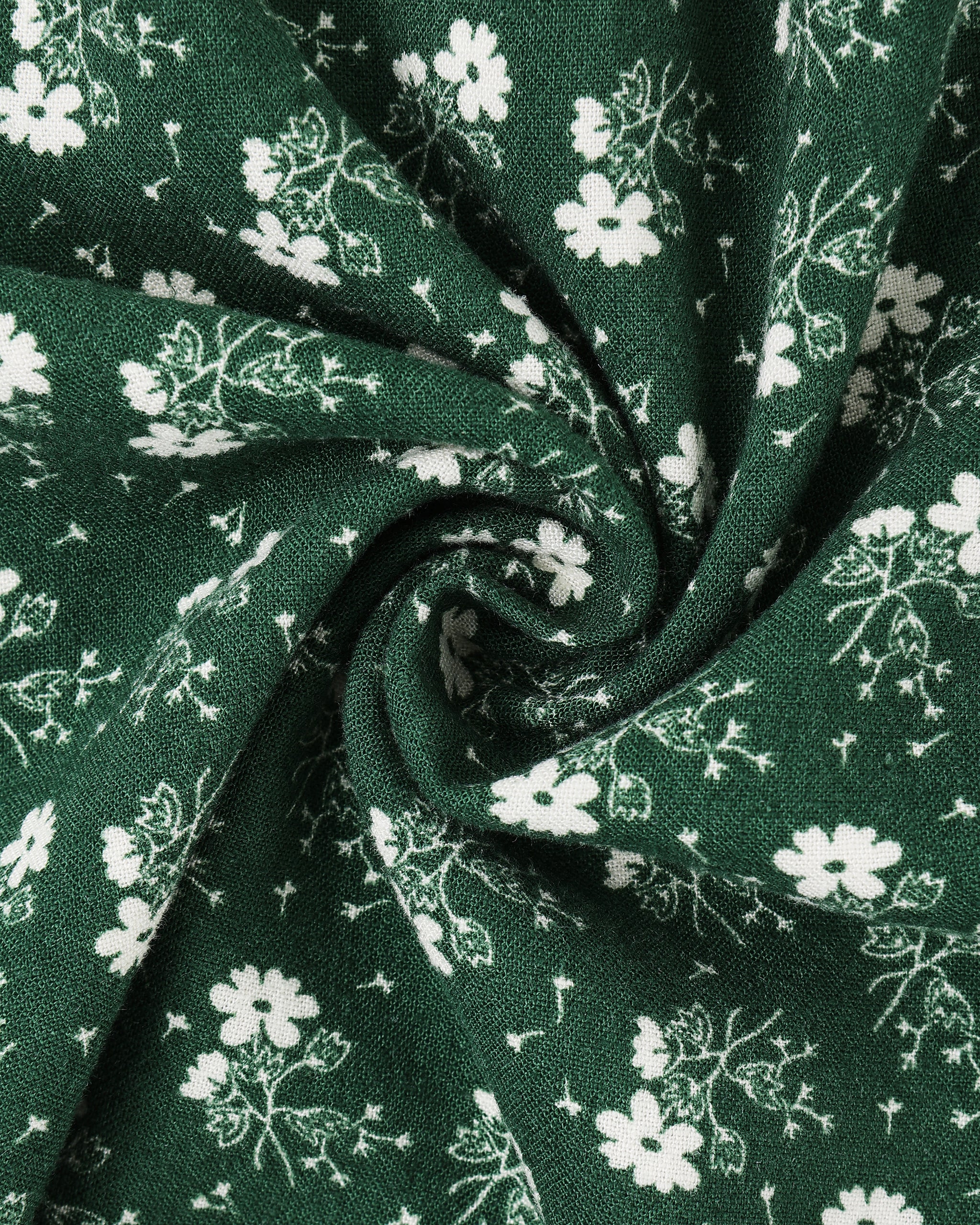 Sabrina Mini Dress || Green Ditsy