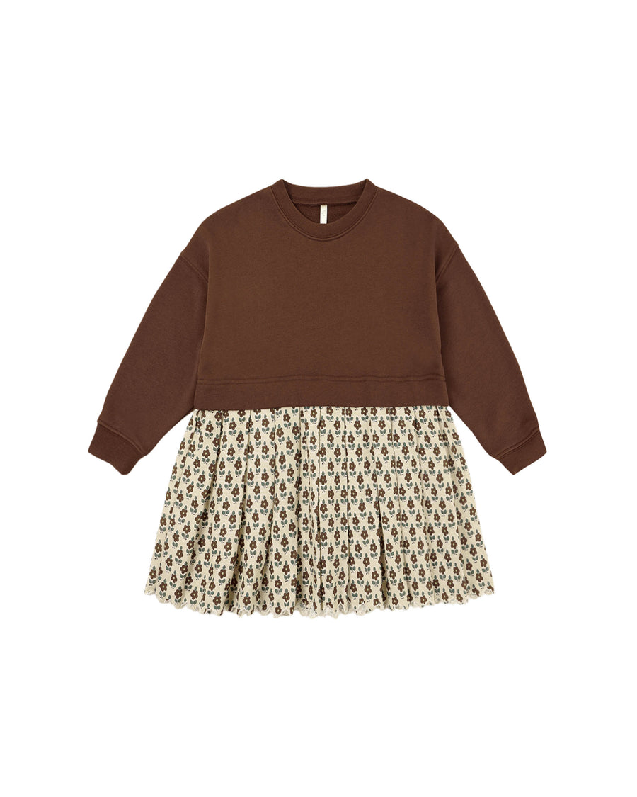 SWEATSHIRT DRESS || VINTAGE BLOOM
