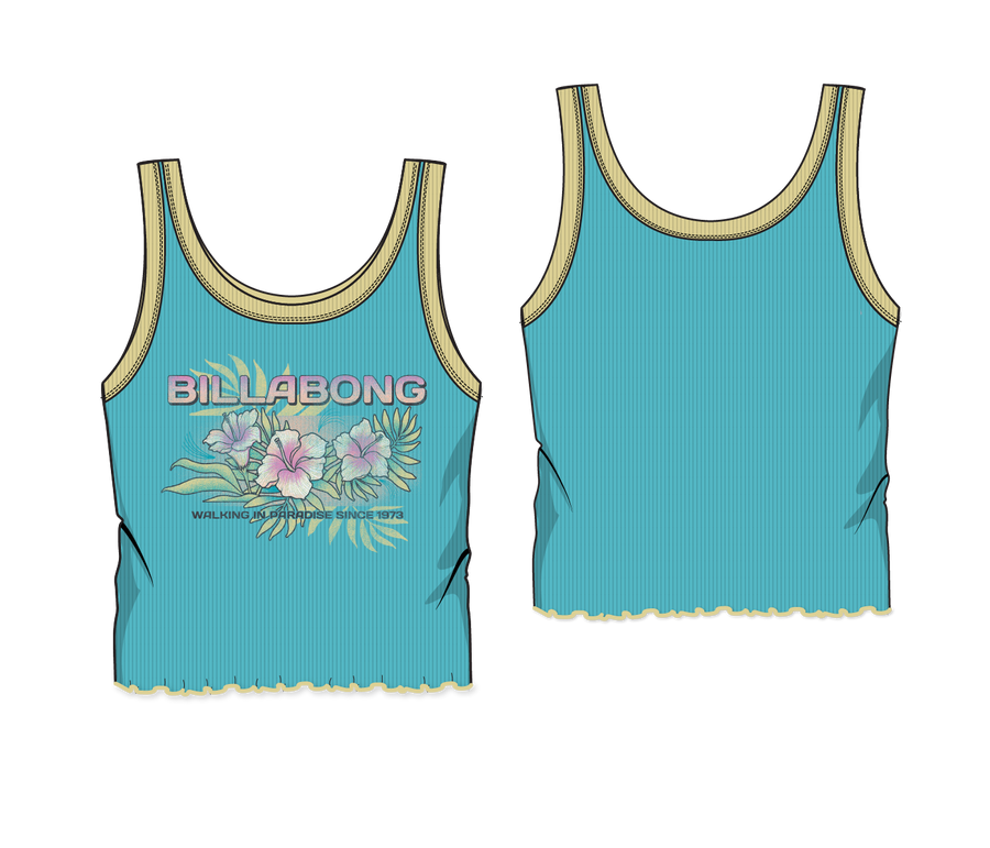 GIRLS' IN PARADISE TANK TOP