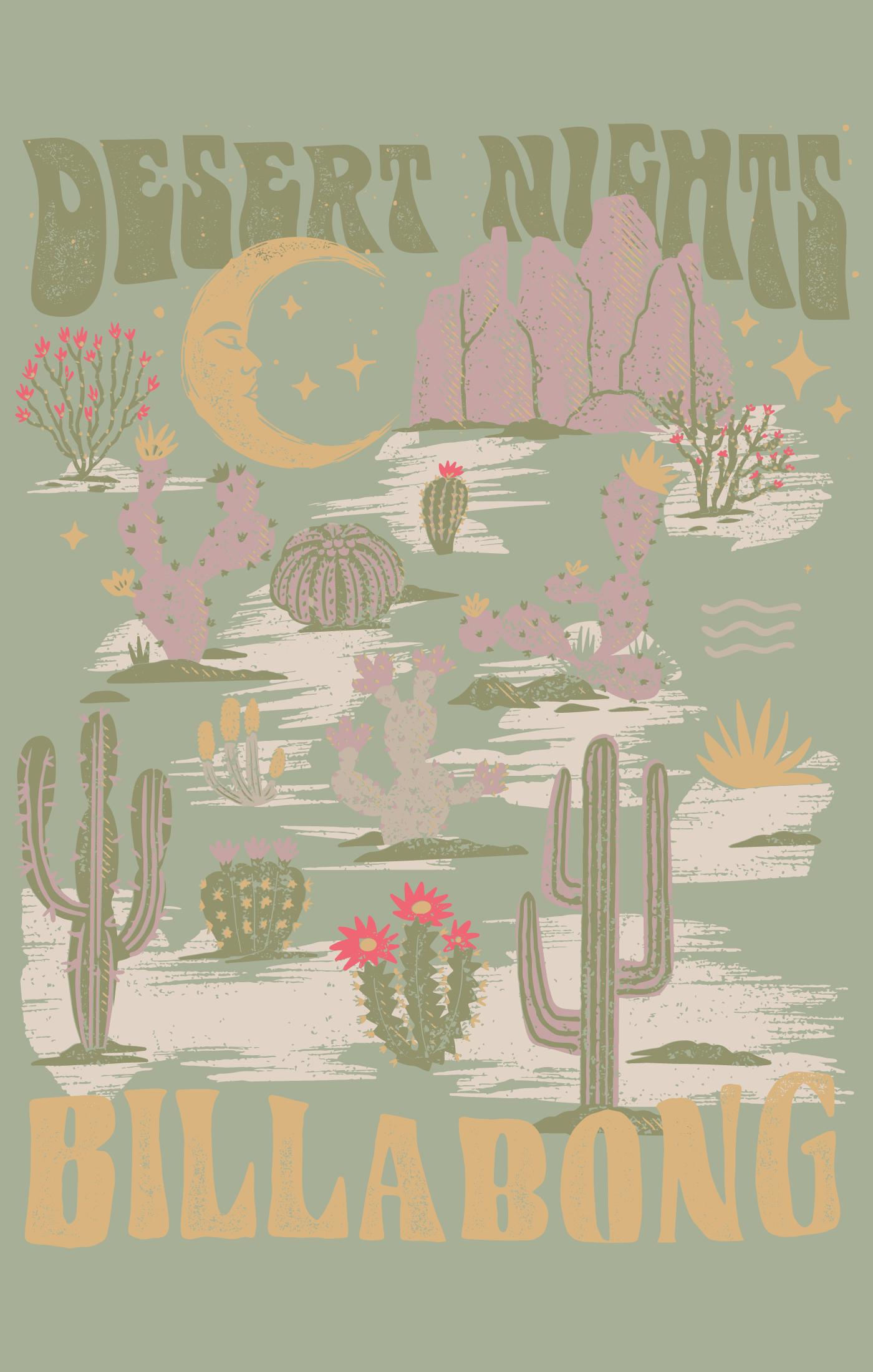 Girls Desert Oversized Tee