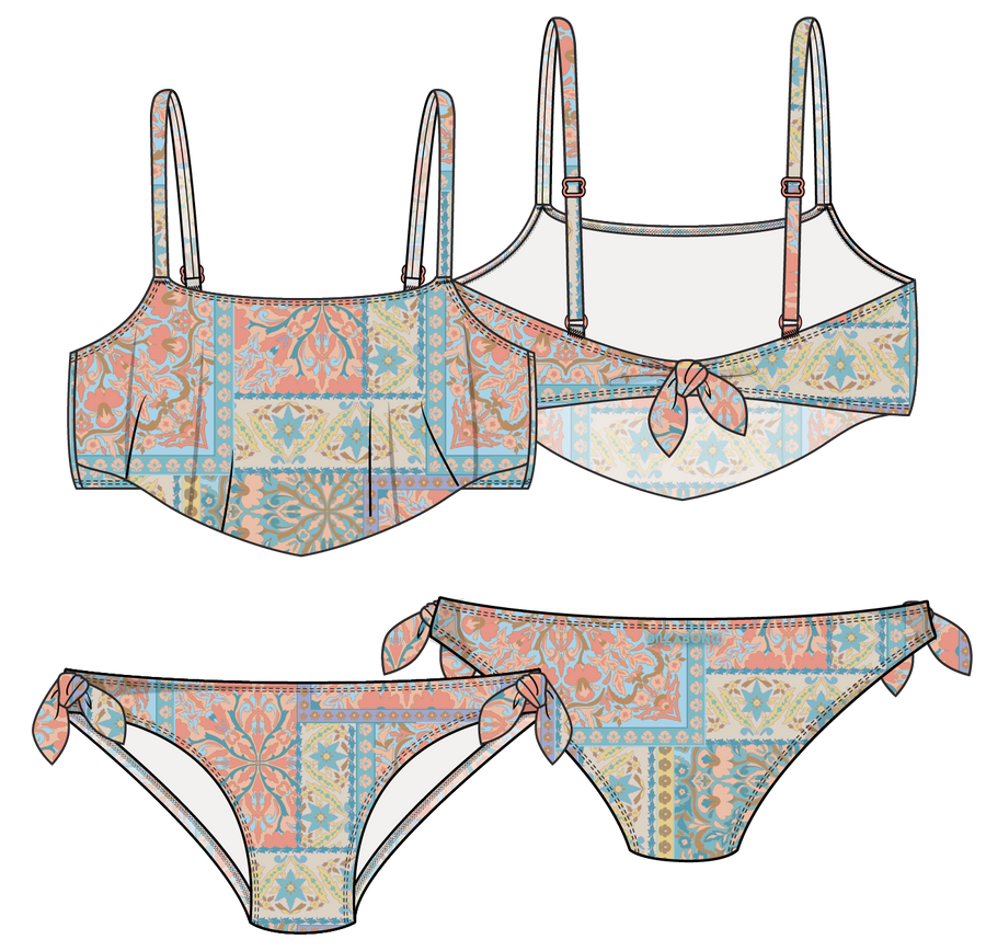 GIRLS' TAKE IT BACK BIKINI SET