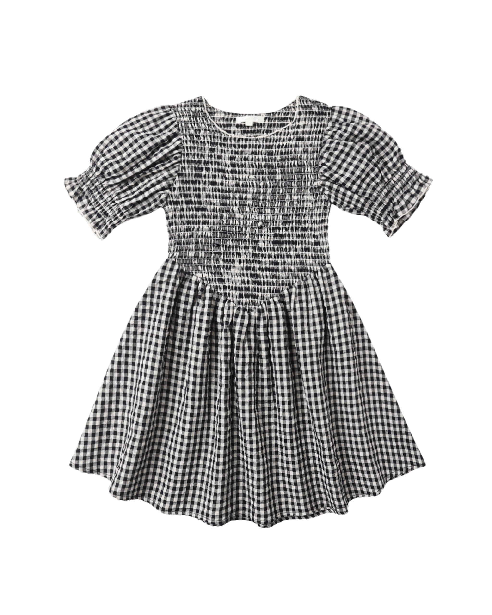 LOUISE DRESS BLACK CHECK