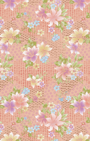 GIRLS' CRAZY FOR CORAL ONE PIECE