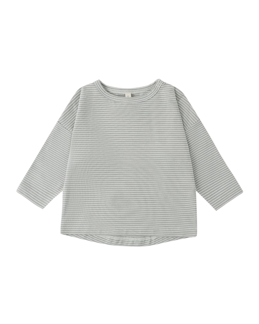 LONG SLEEVE TEE SAGE MICRO STRIPE