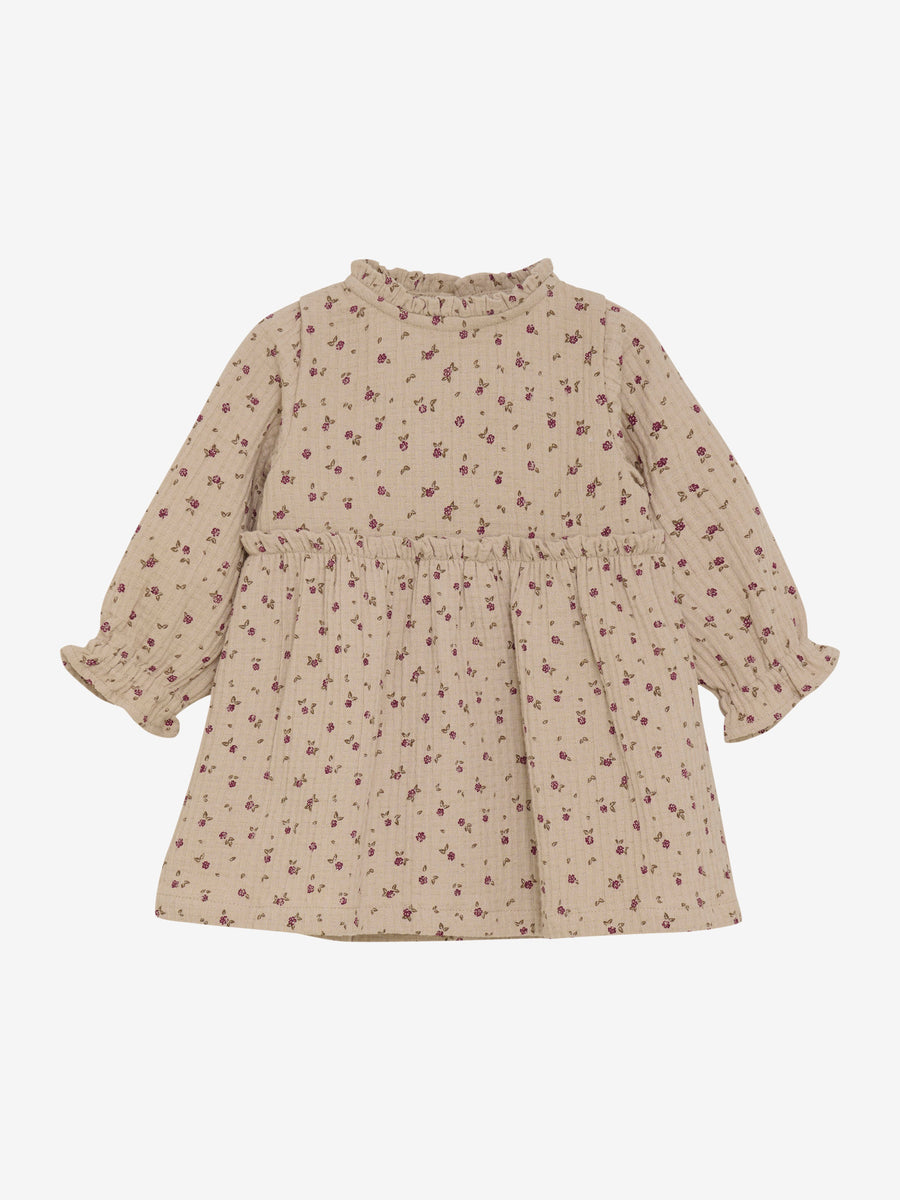 Oxford Tan with Floral Dress