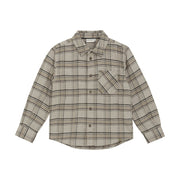 Oxford Tan Plaid Button Up