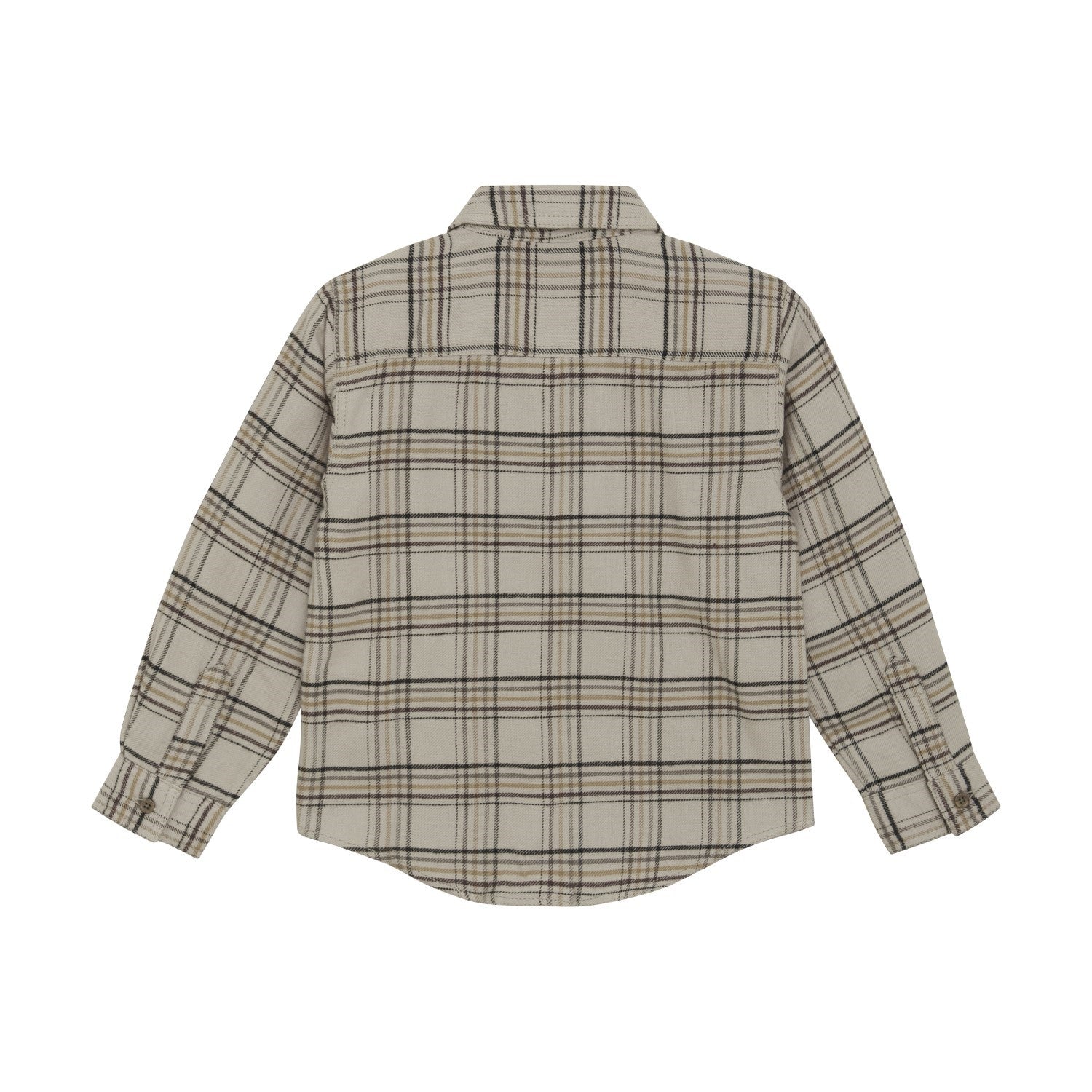 Oxford Tan Plaid Button Up