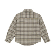 Oxford Tan Plaid Button Up