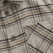 Oxford Tan Plaid Button Up