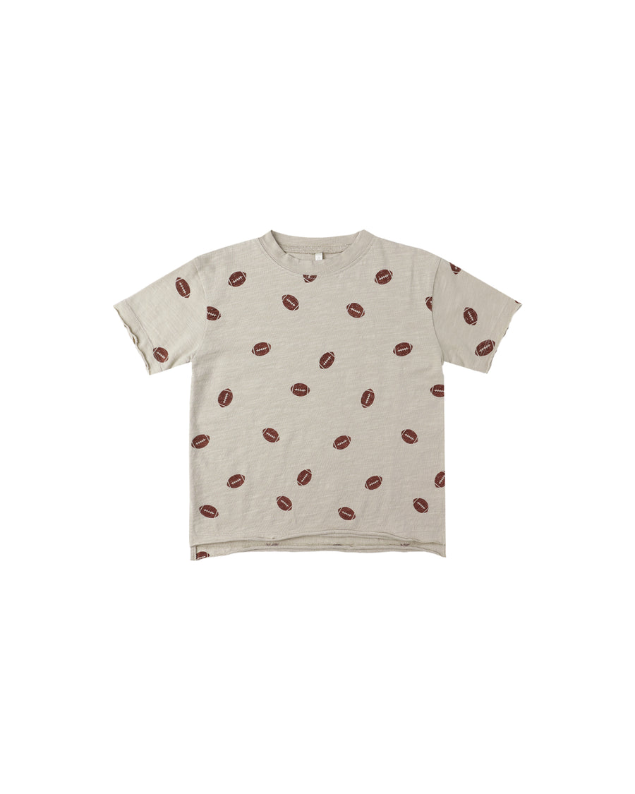 RAW EDGE TEE || FOOTBALLS