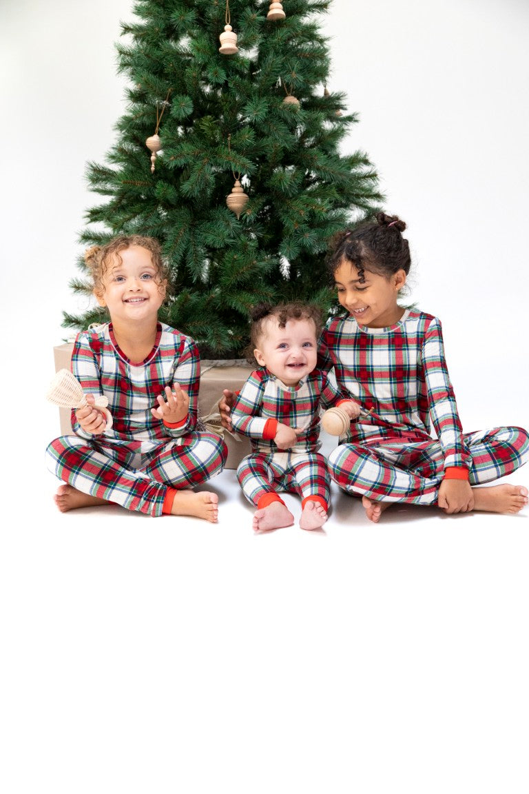Holiday Plaid - L/s Loungewear Set