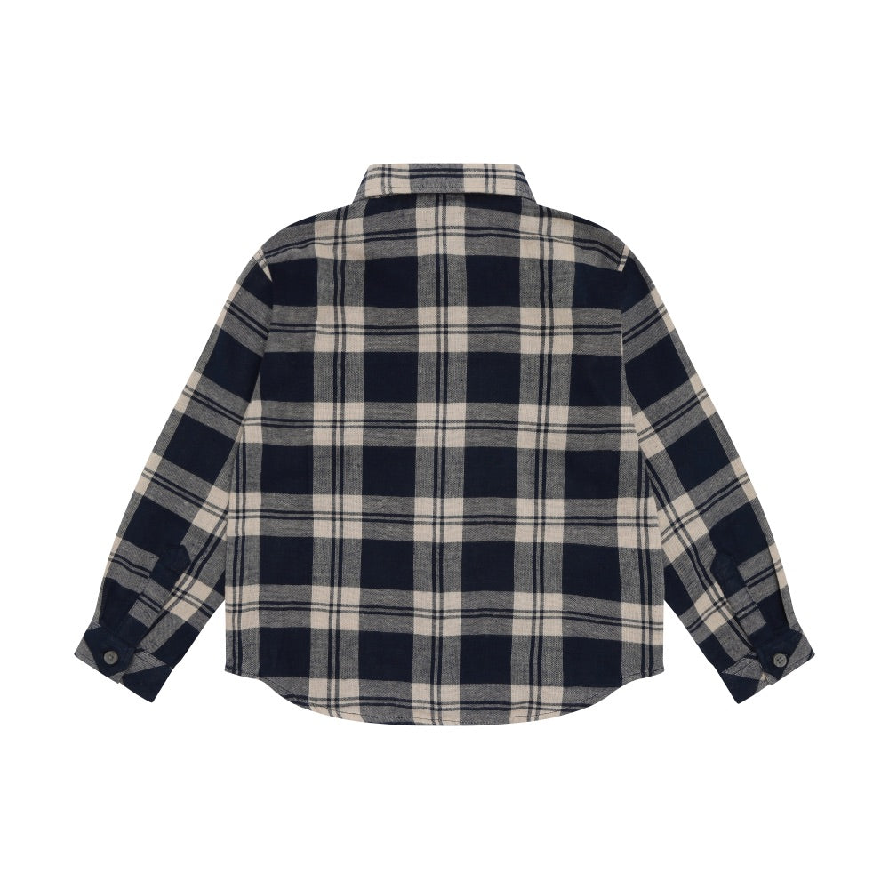 Minymo Check Button Down