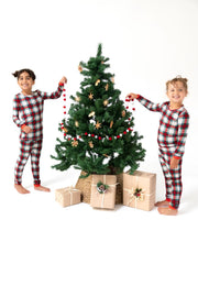 Holiday Plaid - L/s Loungewear Set
