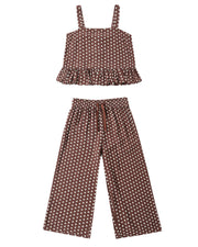 Kaylie Set- Chocolate Polka Dot