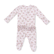 2 Way Ruffle Back Zipper Footie
