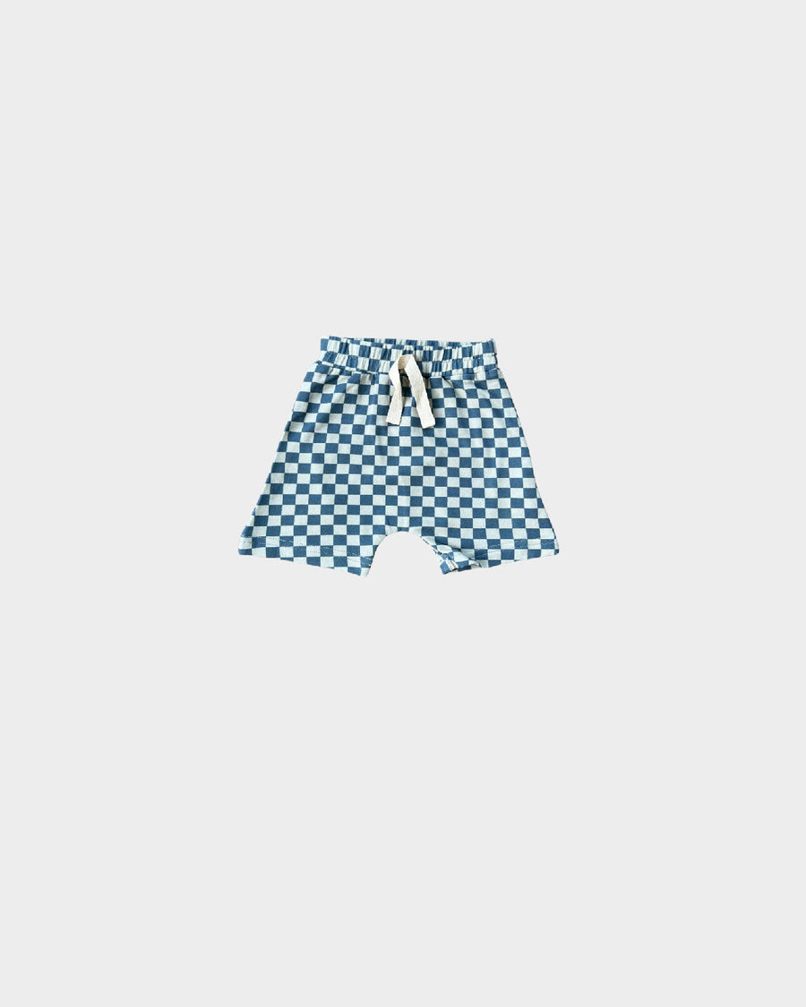 Boy's Checkered Harem Shorts