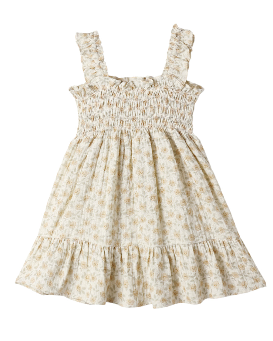 Sutton Dress Yellow Floral