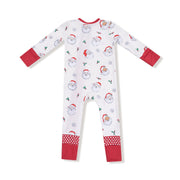 Vintage Santas - 2 Way Zipper Romper