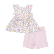 Ruffle Tank And Bike Short