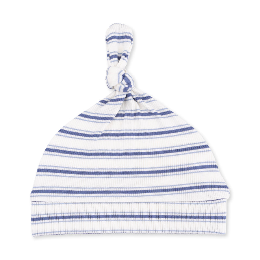 Vintage Stripe Blue - Knotted Hat