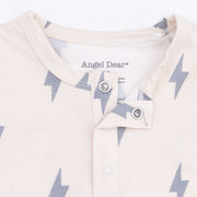 Lightning Bolt Viscose - Long Sleeve Henley And Jogger
