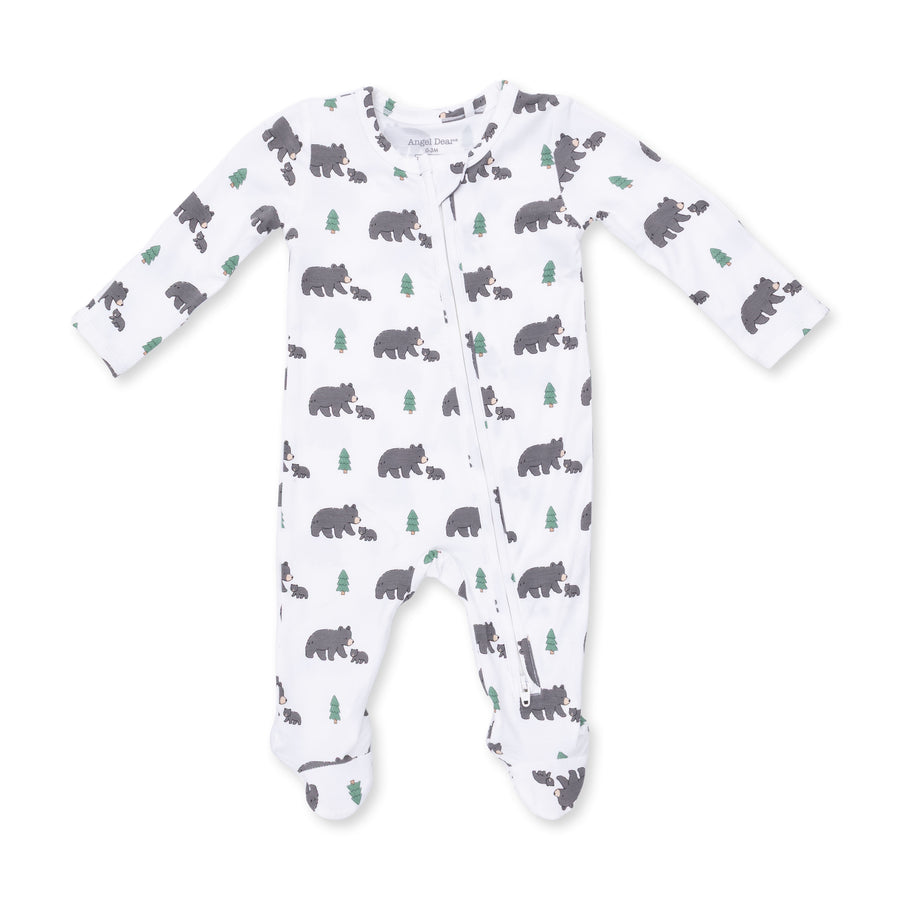 2 Way Zipper Footie w/ prints
