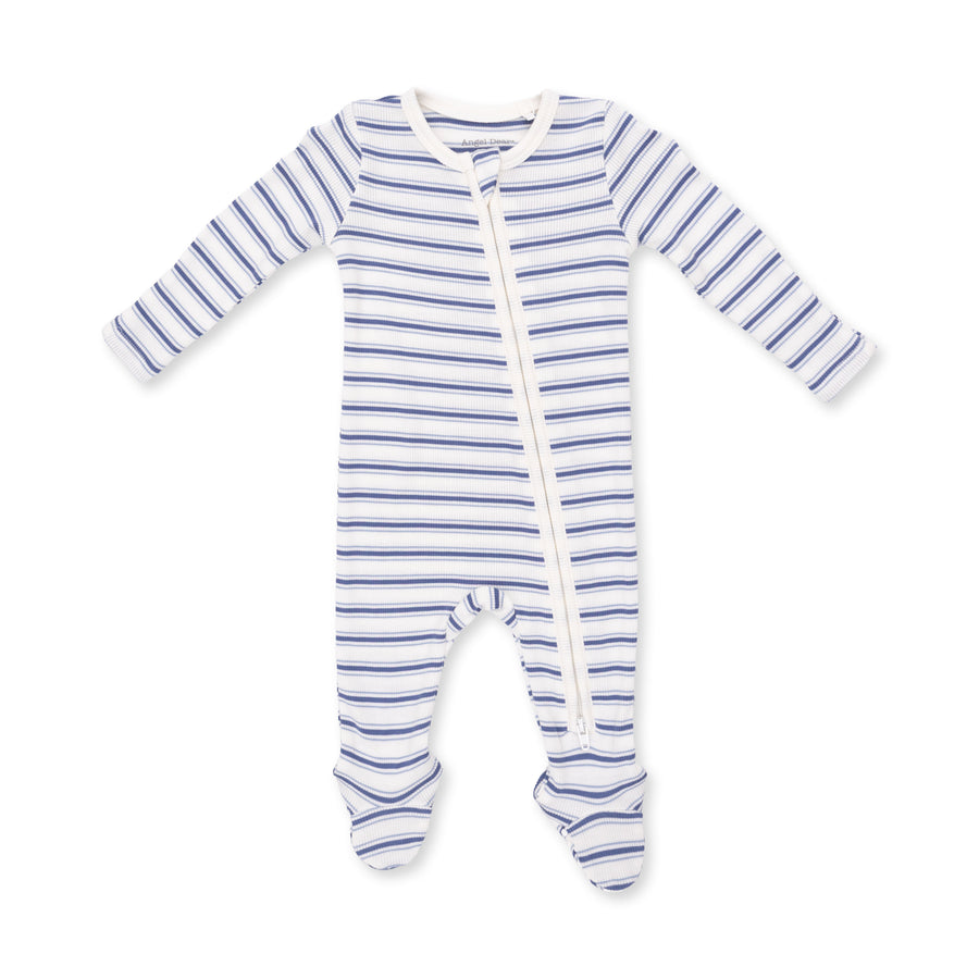 2 Way Zipper Footie w/ prints